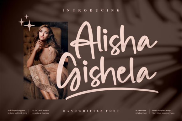 Alisha Gishela: A Stylish Font for Business