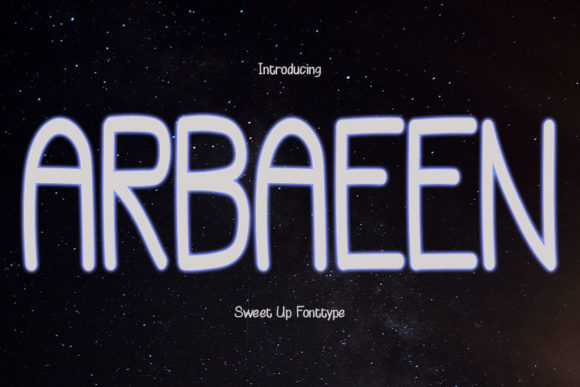 Arbaeen: A Bold Handwritten Font