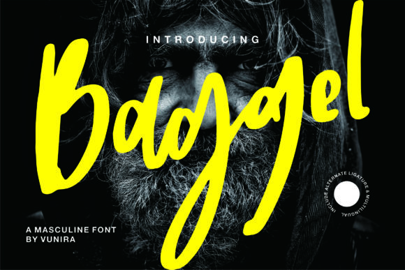 Baggel: A Handwritten Font for Elegant Design