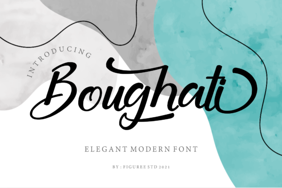 Boughati: A Handwritten Font for Elegant Design