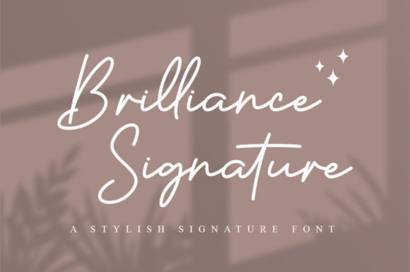Brilliance Signature: A Font for Elegant Expression