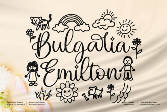 Bulgaria Emilton: A Dazzling Script Font
