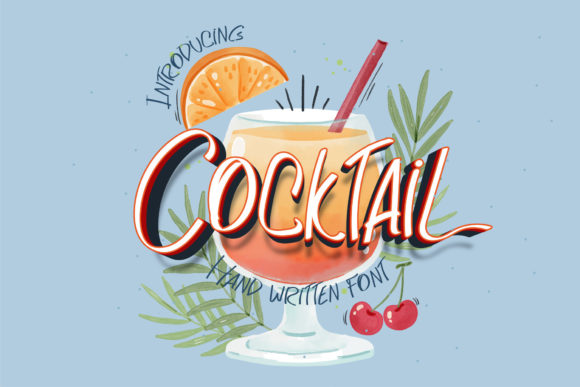 Cocktail: A Script Font for Editorial Magic
