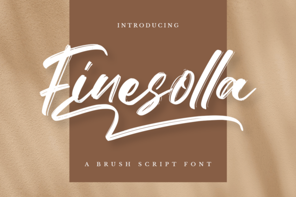 Finesolla: A Script Font for Elegant Branding