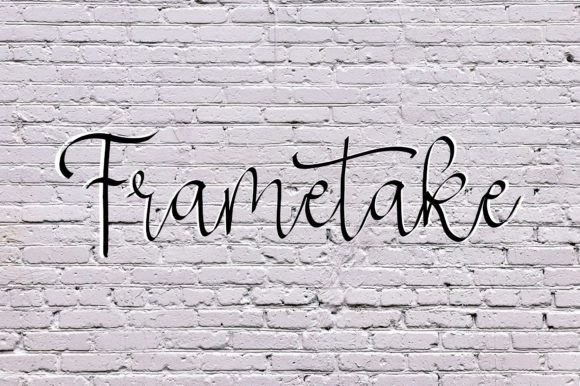 Frametake: A Whimsical Font for Business