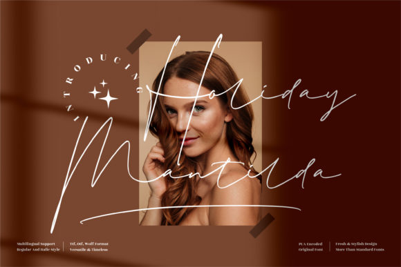 Holiday Mantilda: A Font for Elegant Branding