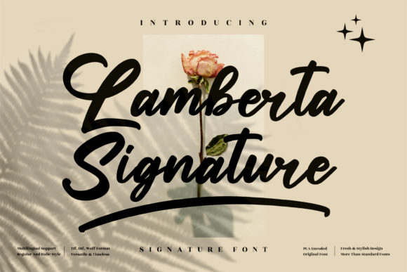 Lamberta Signature: A Font for Campaign Clarity