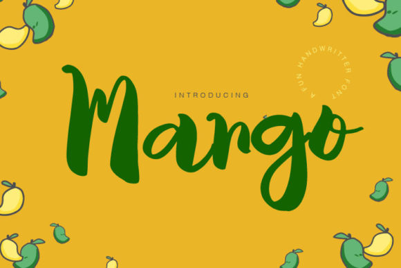 Mango: A Refined Script Font for Web Design
