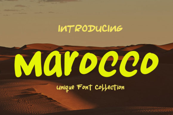 Marocco Font: Playful Script for Web Design