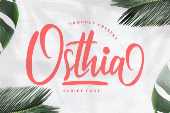 Osthia: A Handwritten Font for Web Design