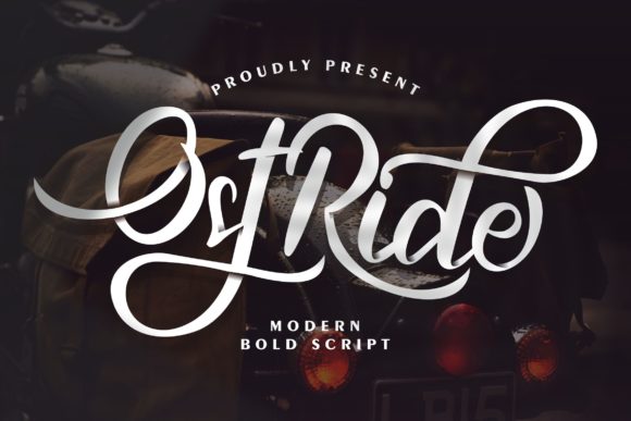 OstRide: A Script Font for Elegant Branding