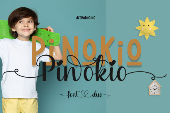Pinokio: A Playful Script Font for Modern Design