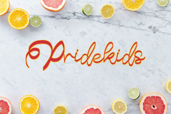 Pridekids: A Stylish Script Font