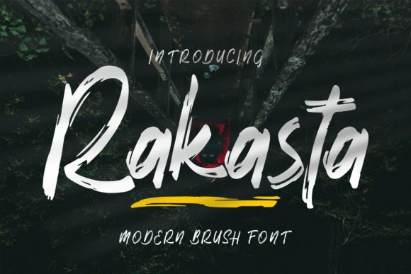 Rakasta: A Modern Script Font for Makers
