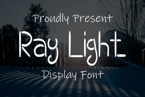 Ray Light: A Handwritten Font for Elegant Design