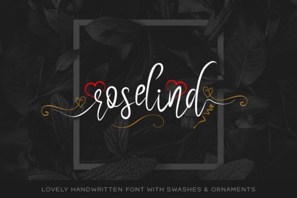 Roselind: A Beautiful Handwritten Font