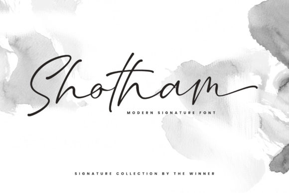 Shotham: A Delicate Script Font
