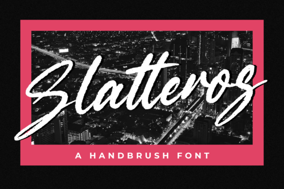 Slatteros: Elegant Script Font for Crafters