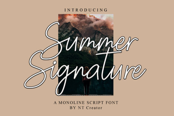 Summer Signature Font for Branding