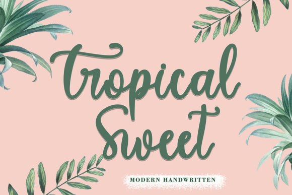 Tropical Sweet Font for Creative Projects