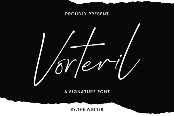Vorteril: A Whimsical Script Font
